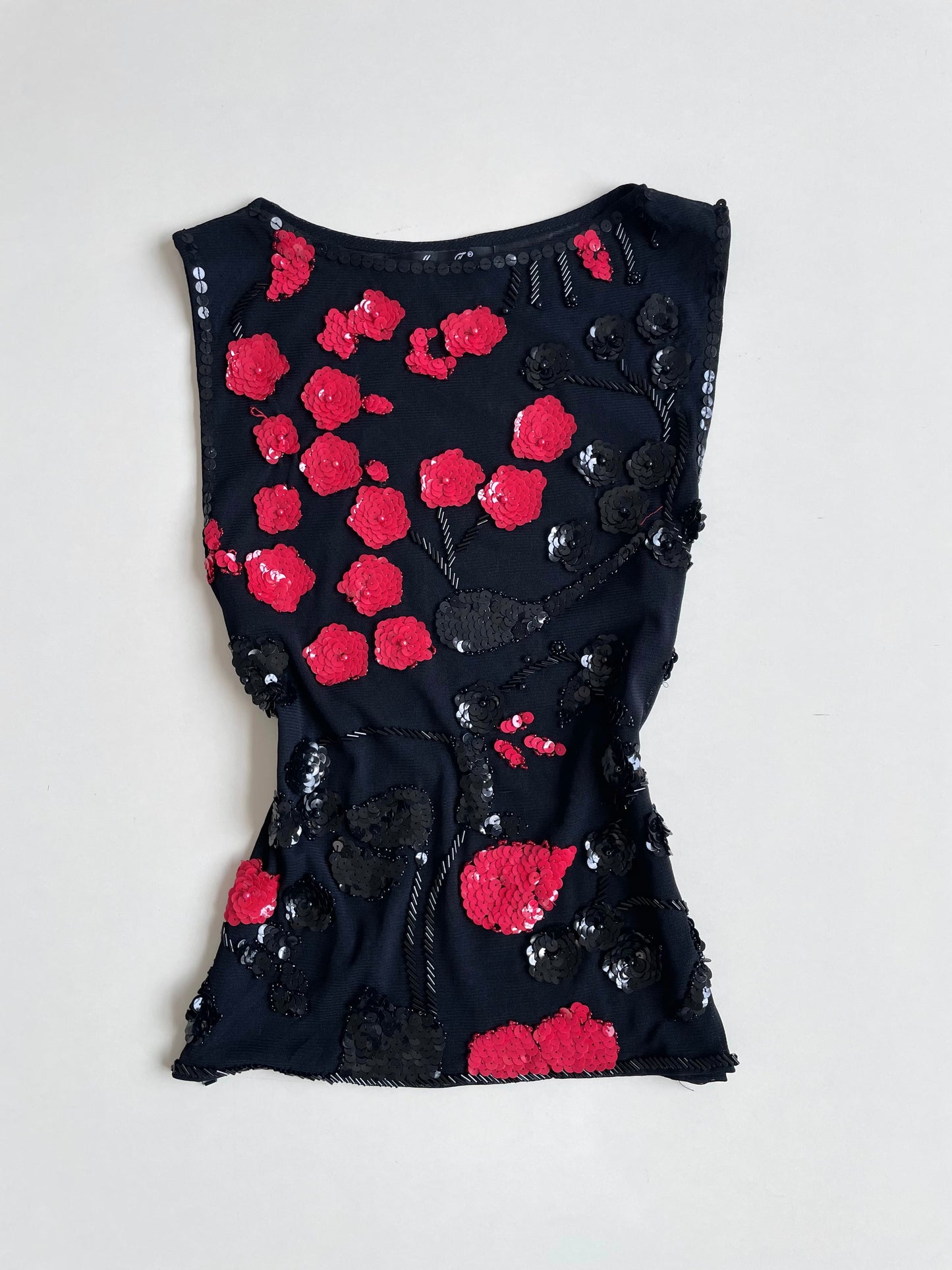 Mary's Tune Sequin Vintage Top-Bust 30 to 32