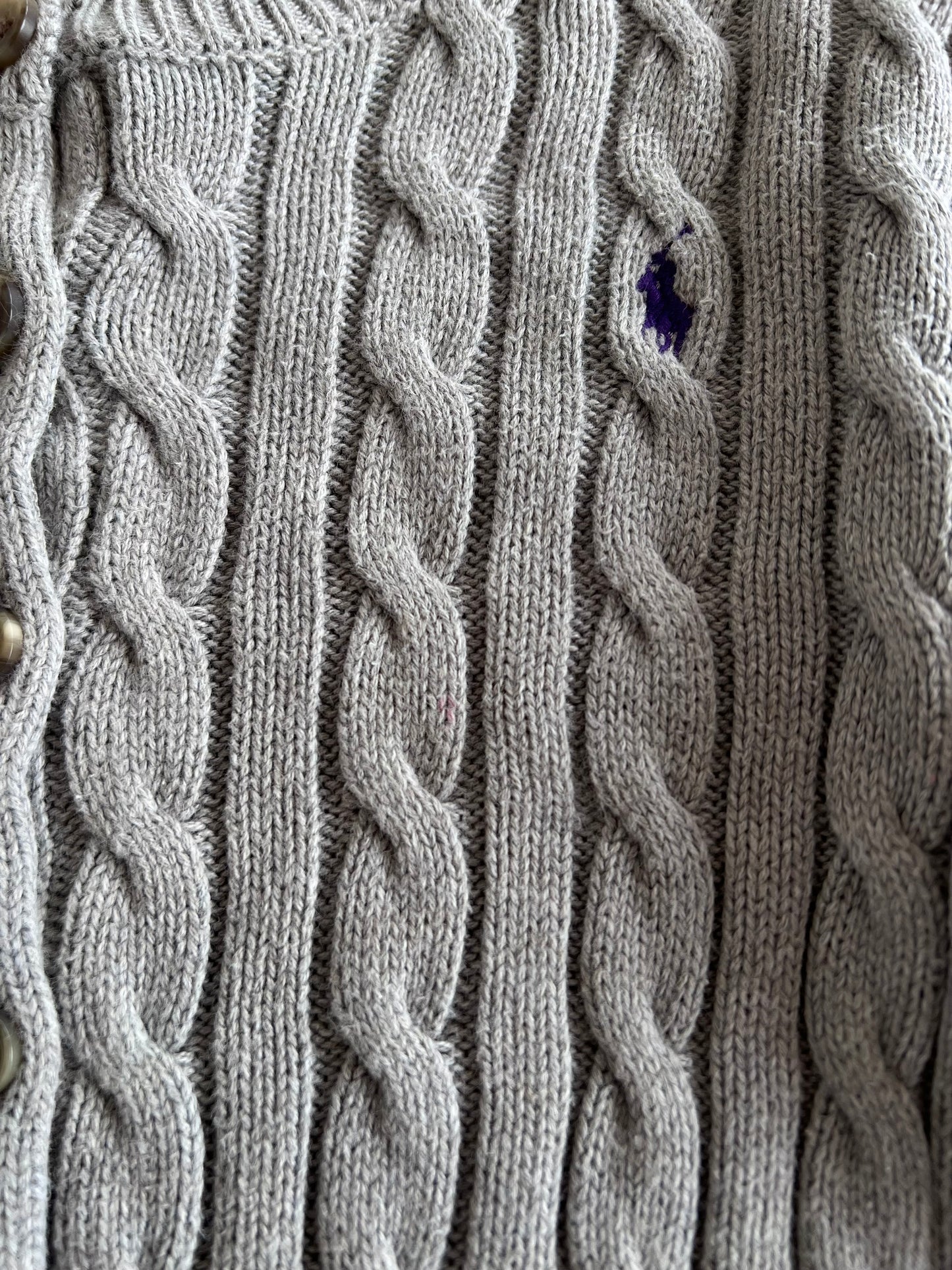 Ralph Lauren 100%Cotton Vintage Cardigan-Bust 34 to 36