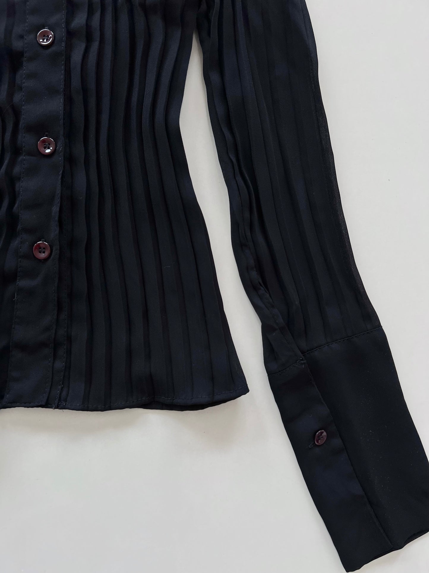 Nkinki Sheer Pleated Shirt-Bust 32 to 34