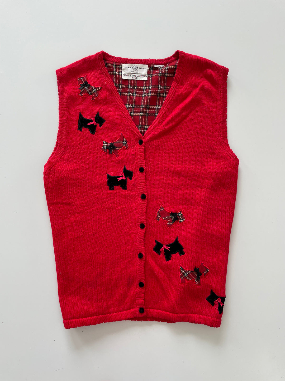 Marisa Christina Christmas Vest Sweater-Bust 50