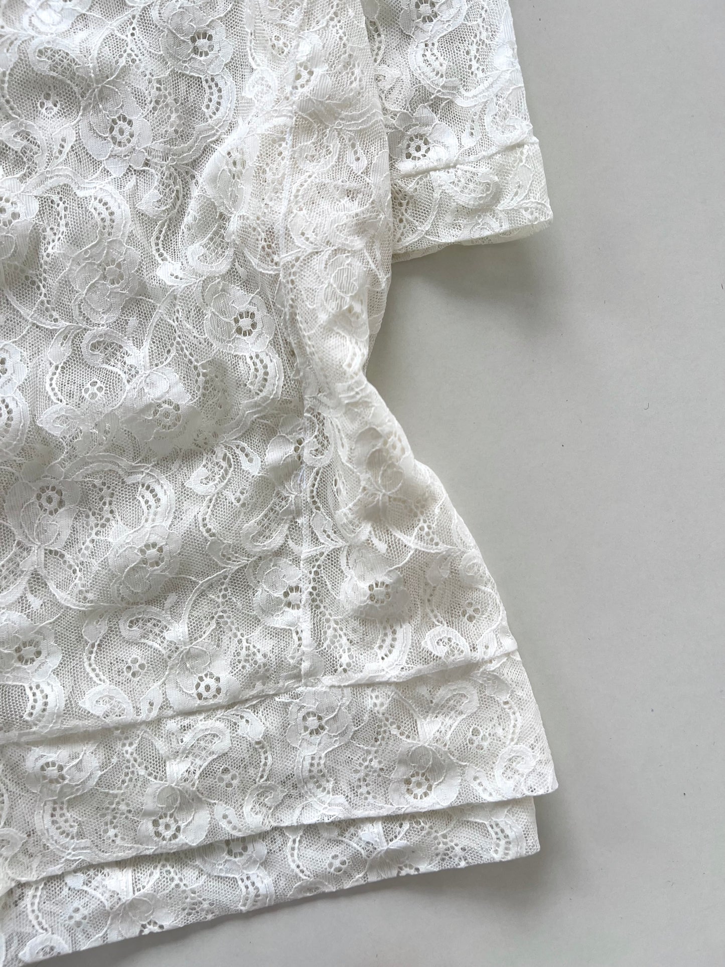 Lace Sheer Top-Bust 34