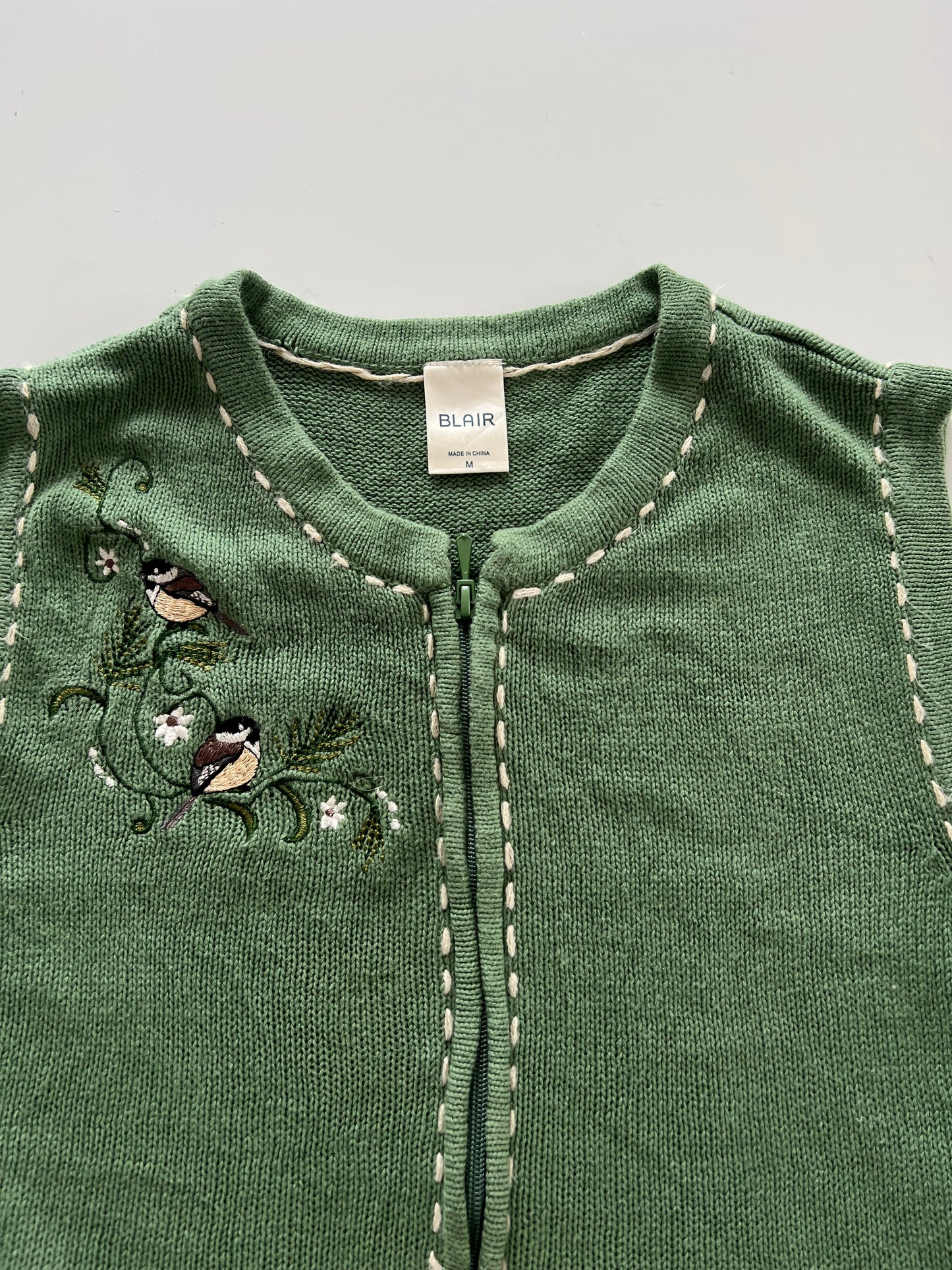 Blair Embroidered Zipper-Bust 42