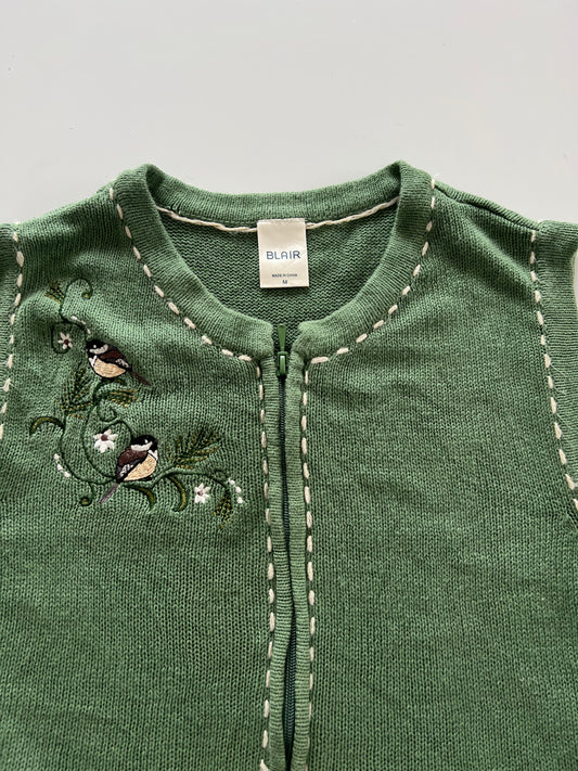 Blair Embroidered Zipper-Bust 42