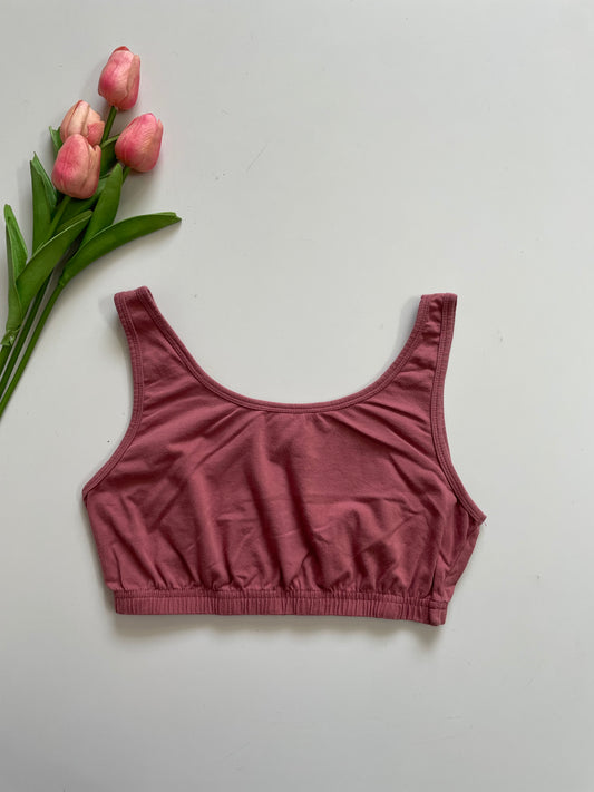 FLAMINGO PINK SPORTS BRA - BUST 32 TO 34