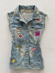 Orix Denim Vest-Bust 38