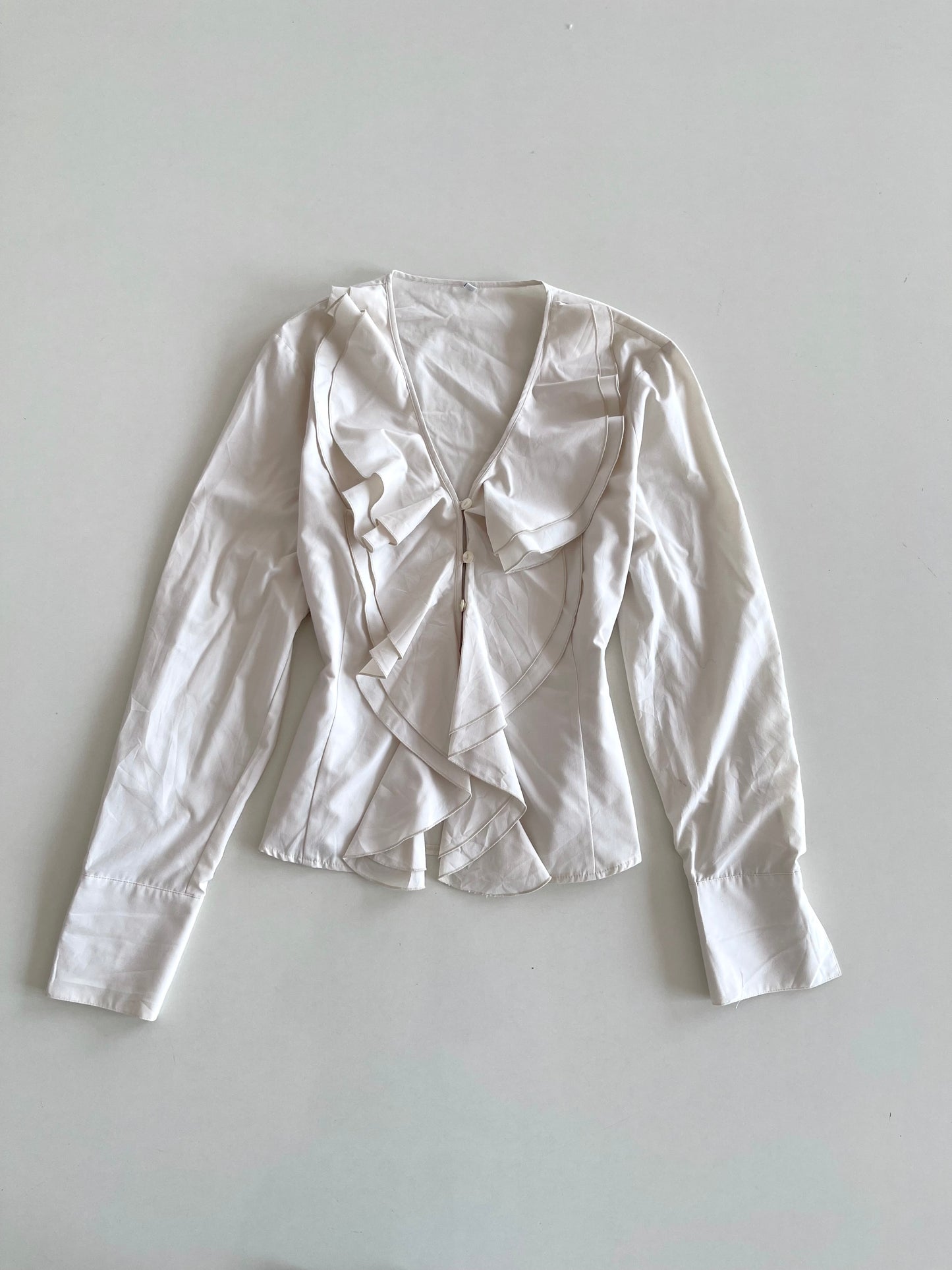 Ruffle Vintage Top-Bust 40