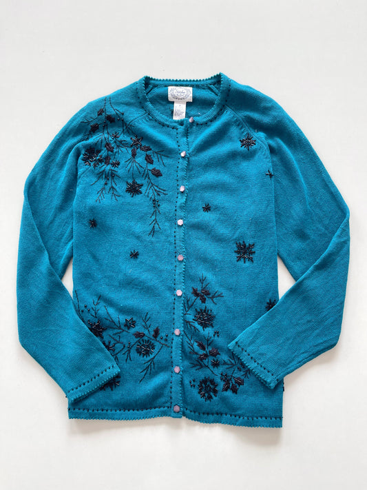 Stitches In Time Embroidered Sweater-Bust 42
