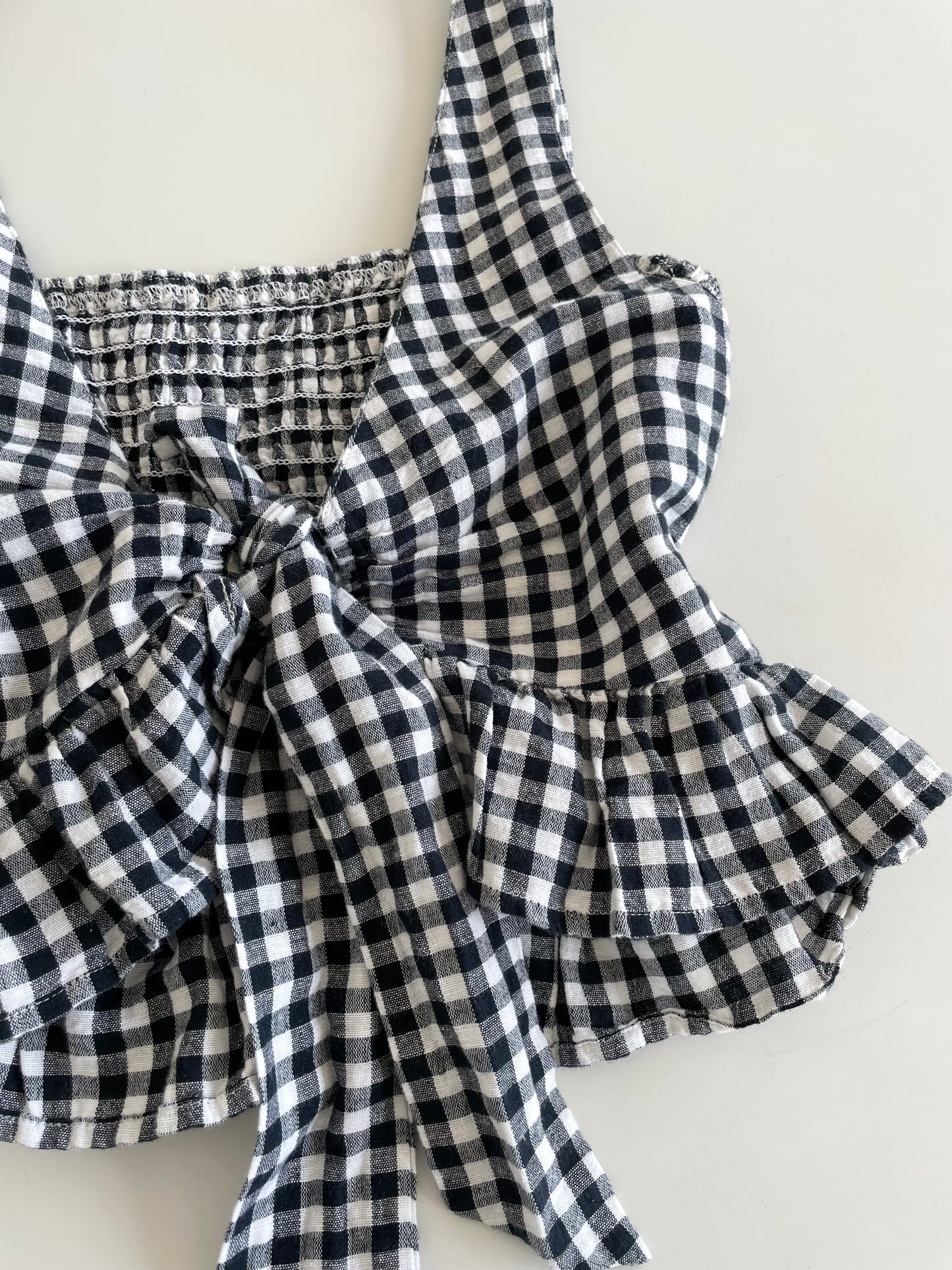 American Eagle Gingham Top-Bust 40