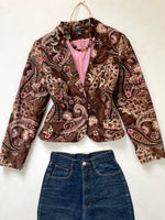 Load image into Gallery viewer, Vintage Paisley Blazer-Bust 40
