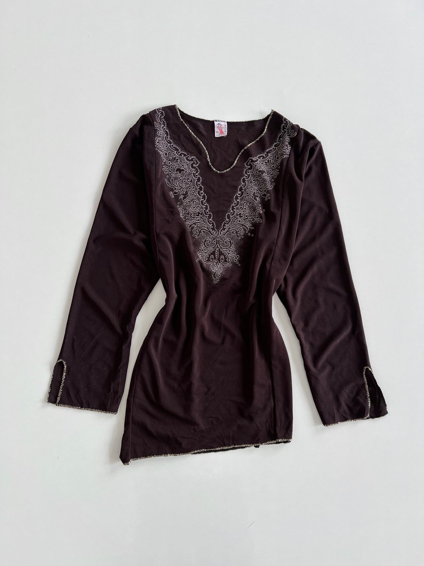 Vintage Embroidered Top-Bust 42 to 44