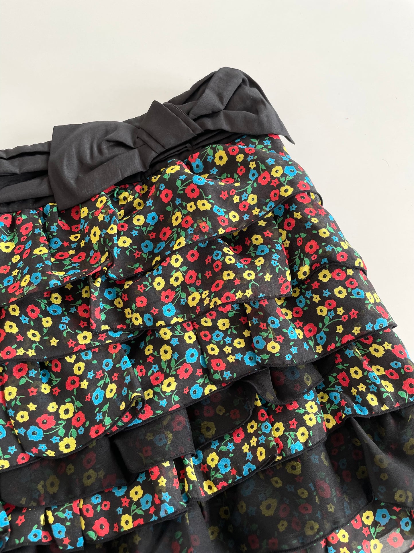 Banila B Vintage Ruffle Skirt-Waist 30