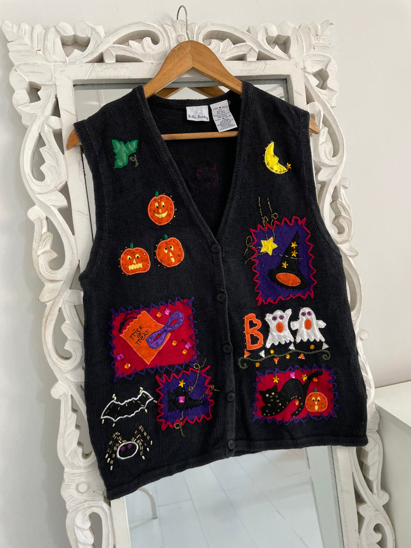 Bobbie Brooks Christmas Sweater Vest-Bust 40