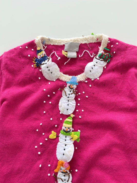 Derek Christmas Embroidered Sweater-Bust 40