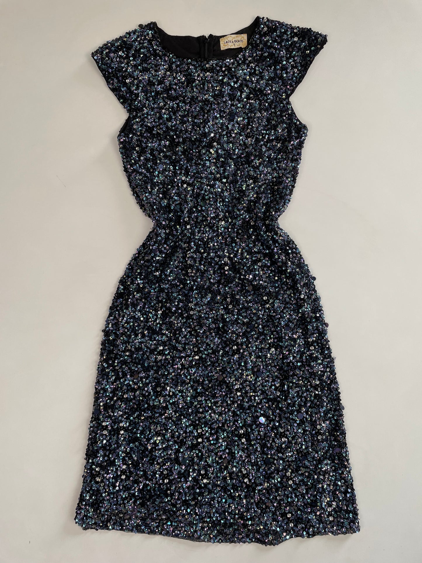 Lace & Beads Embroidered Dress-Bust 30 to 32