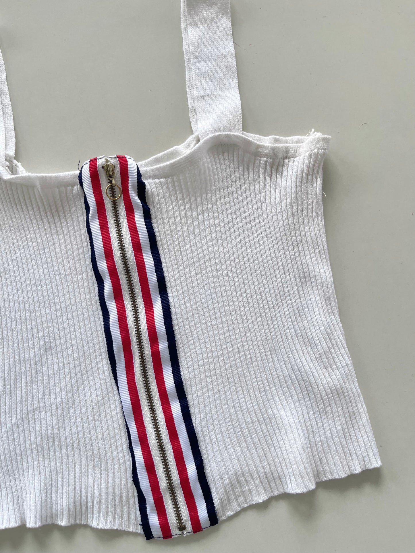 Ribbed Cotton Top-Bust 32 to 34
