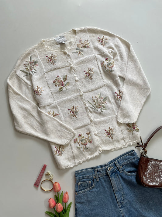 JEREMY BENU EMBROIDERED SWEATER-BUST 38 TO 42