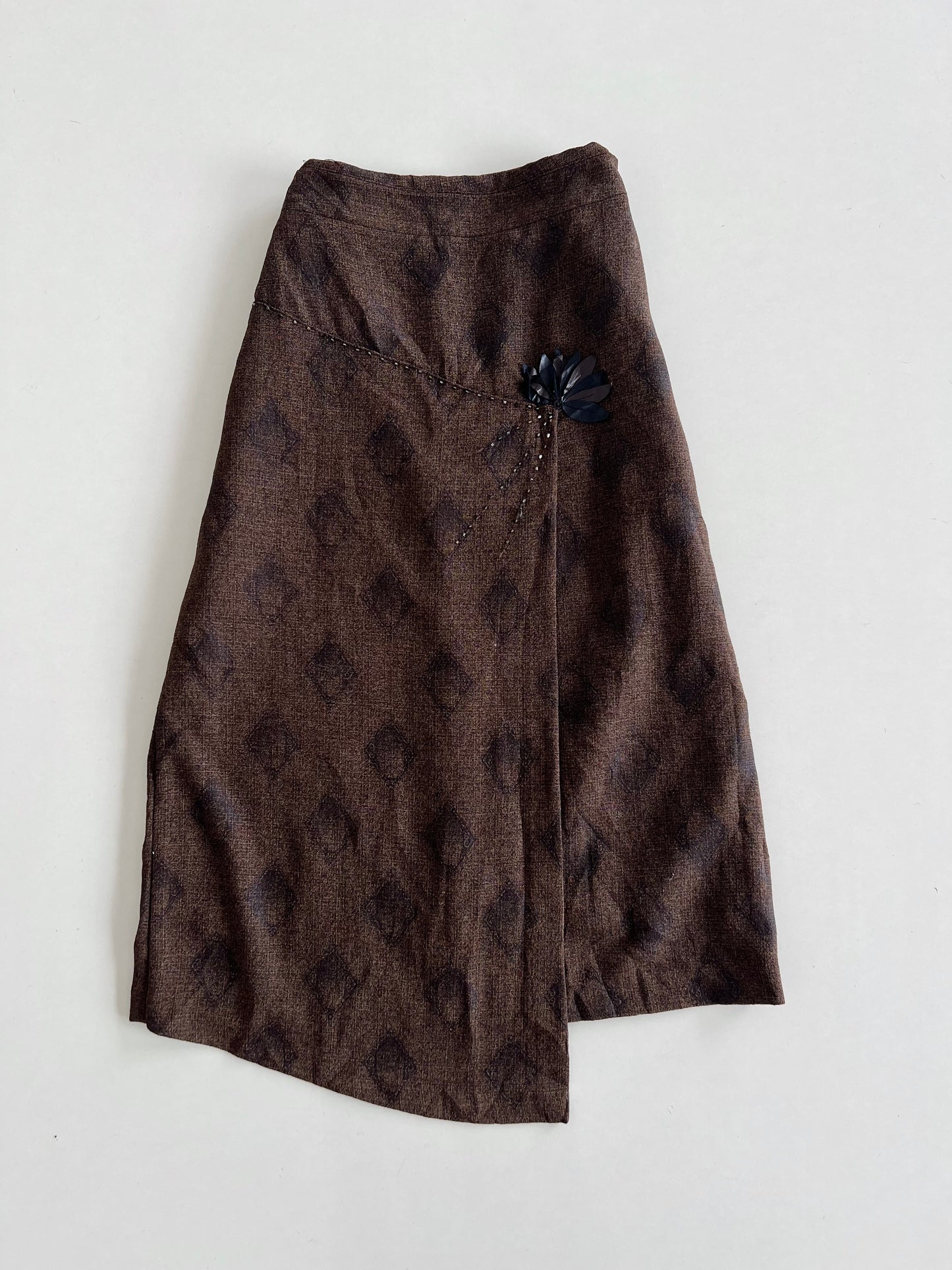 JiaoYuleRen Embroidered Vintage Skirt-Waist 26