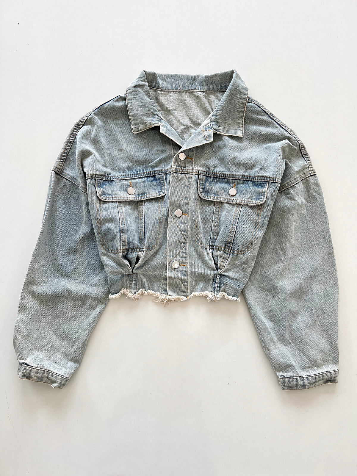Baggy Denim Jacket-Bust 42