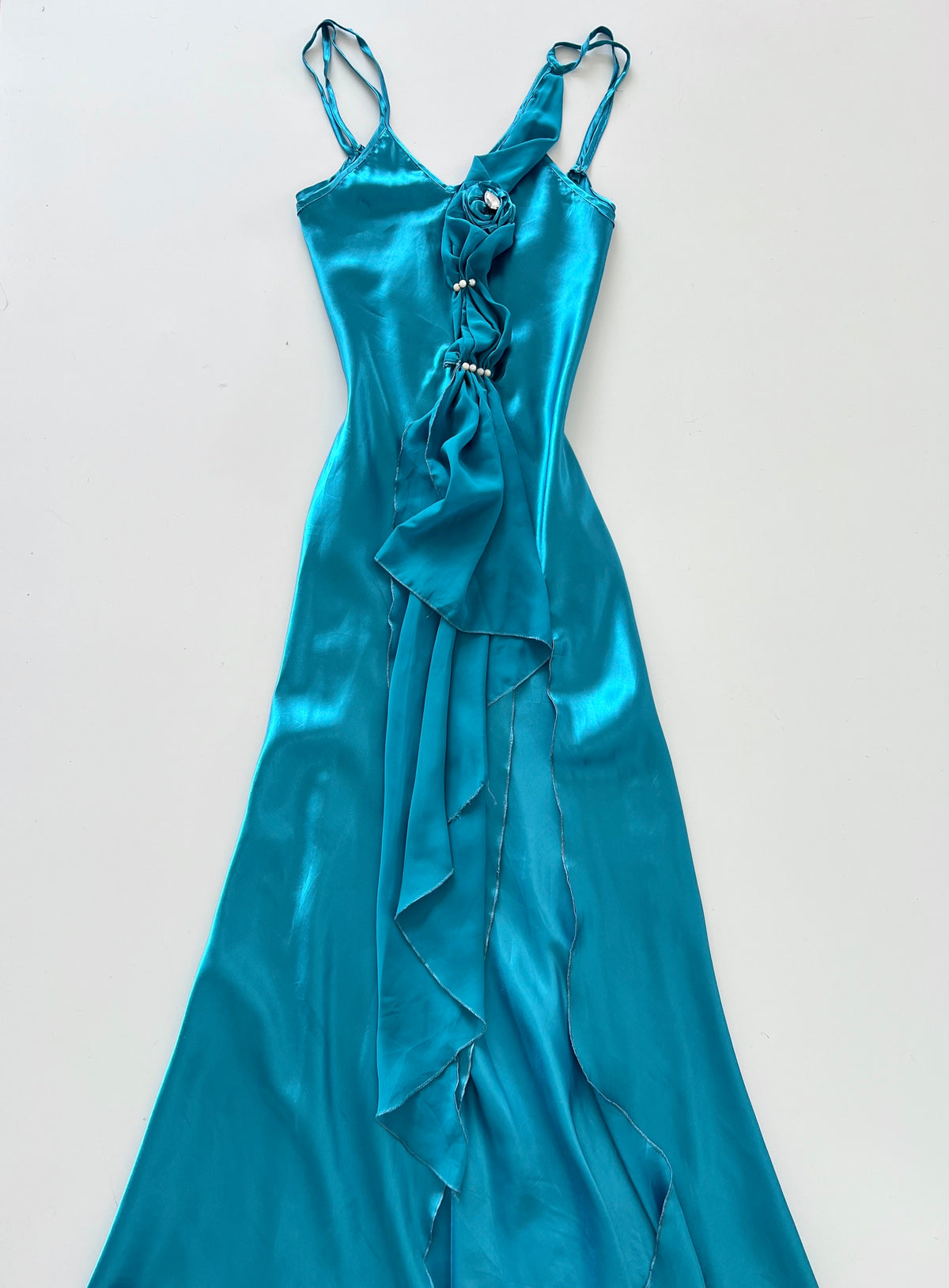Vintage Satin Dress-Bust 34 to 36