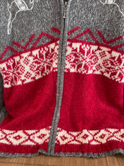 Embroidered Christmas Sweater-Bust 54