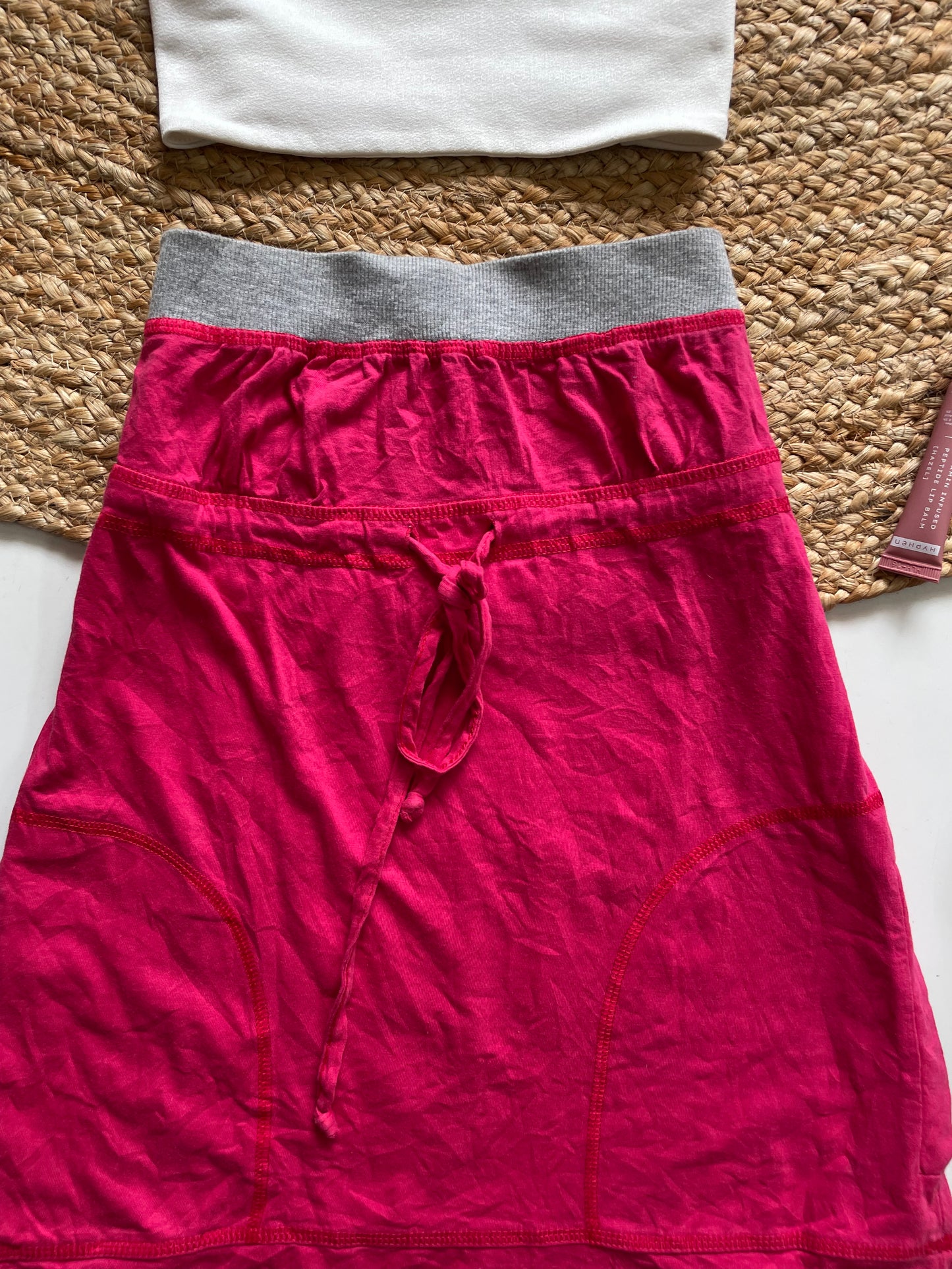 PINK & GREY SKIRT - WAIST 28 TO 32