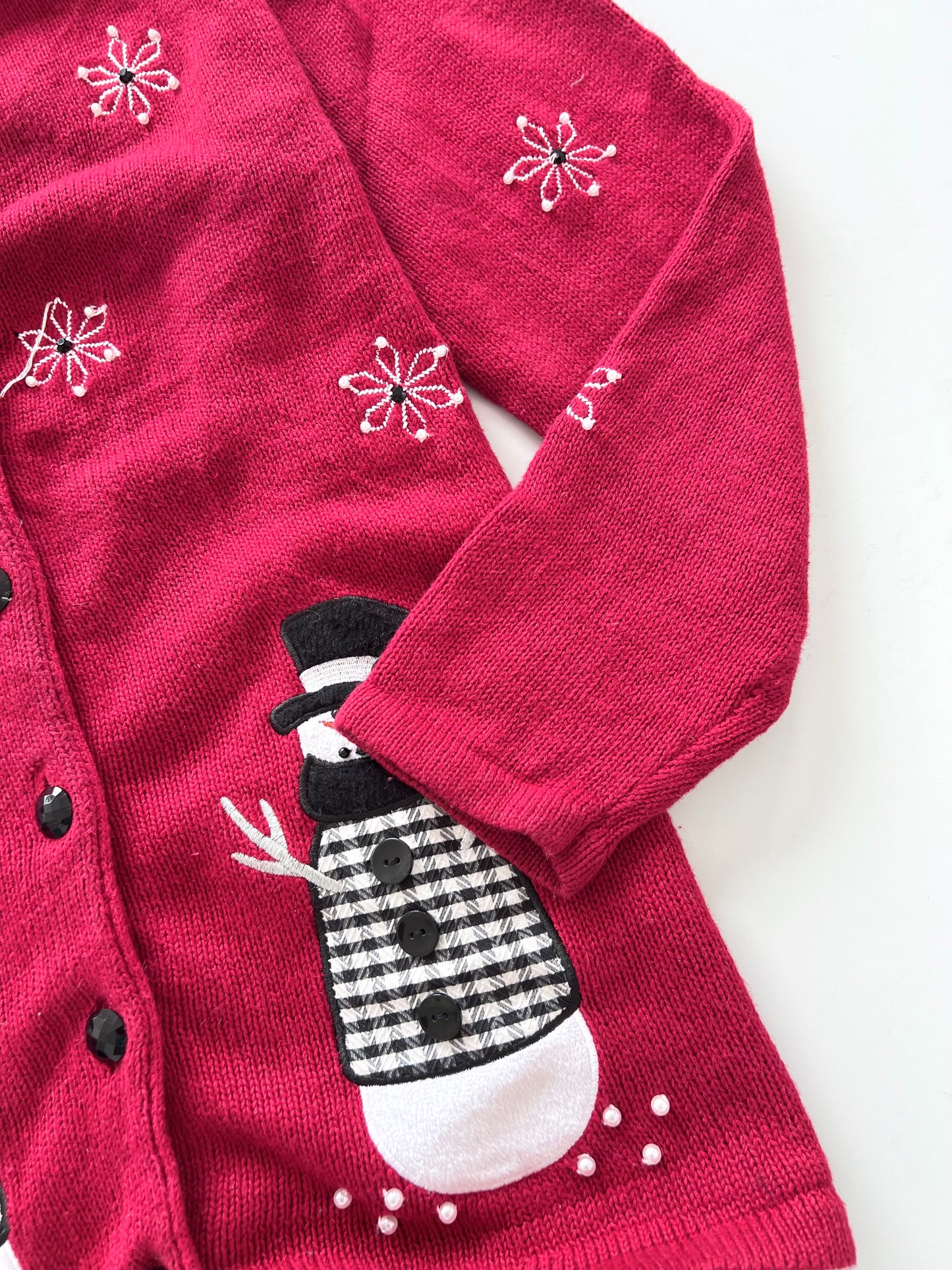 Mandal Bay Embroidered Christmas Sweater-Bust 44