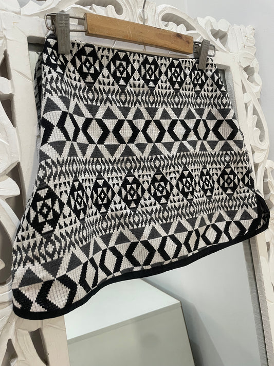 Topshop Tweed Skirt-Waist 28