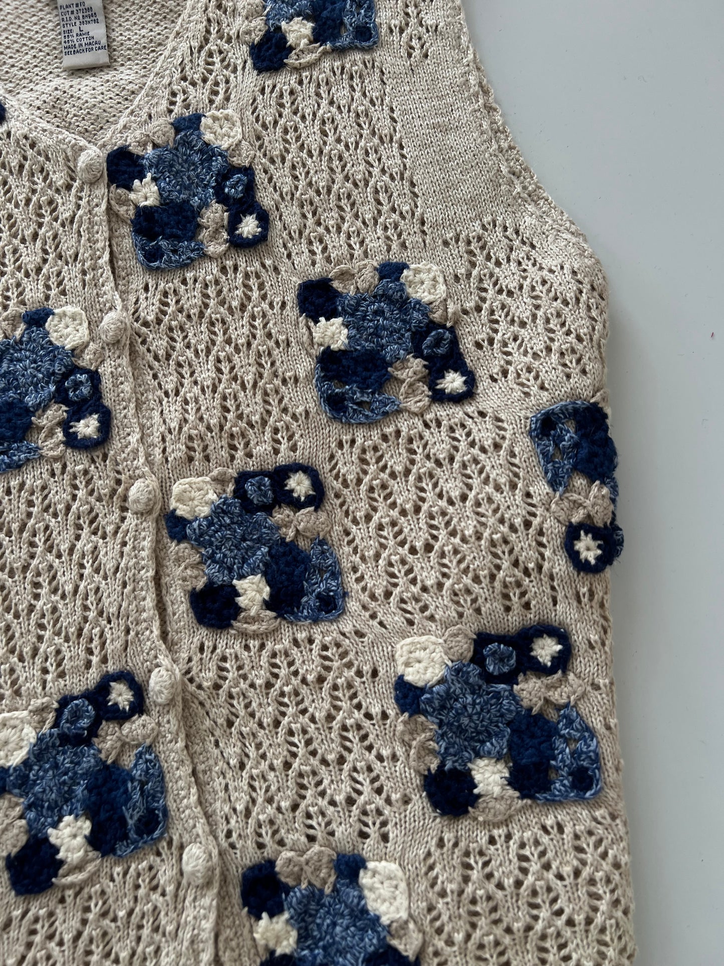 Koret City Blues Embroidered Sweater-Bust 42