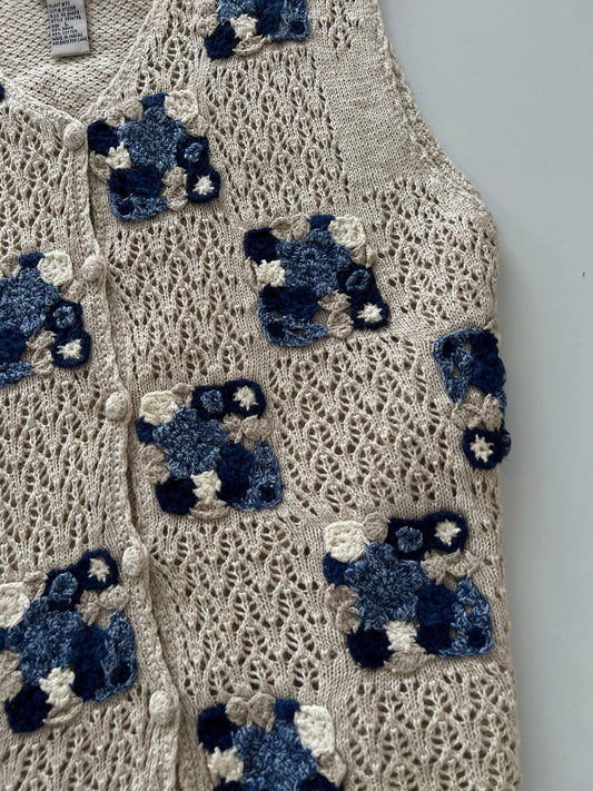 Koret City Blues Embroidered Sweater-Bust 42