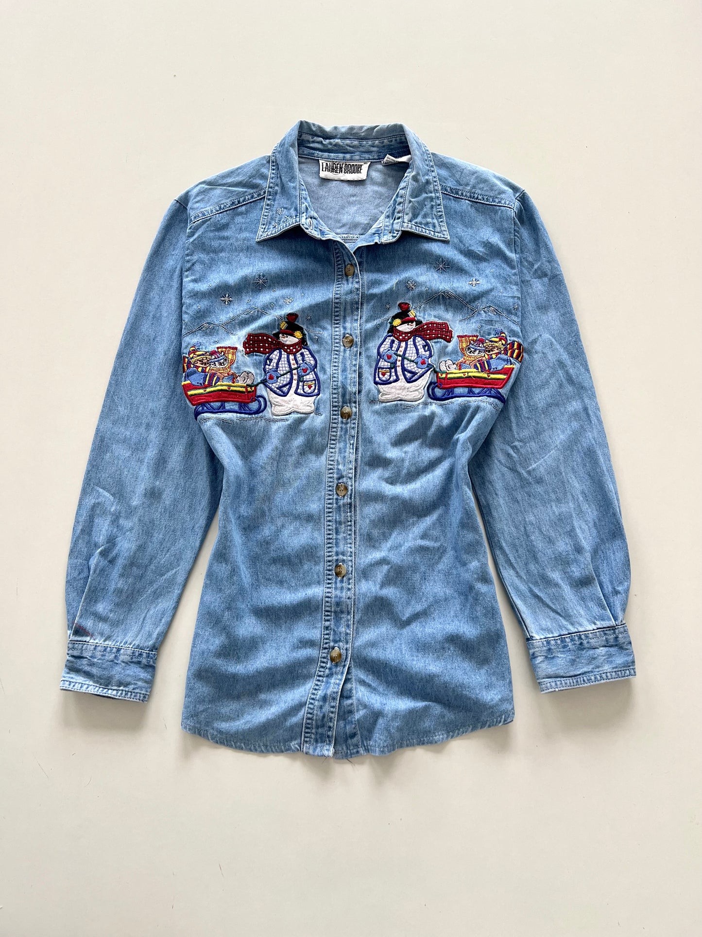 Lauren Brooke Denim Shirt-Bust 36