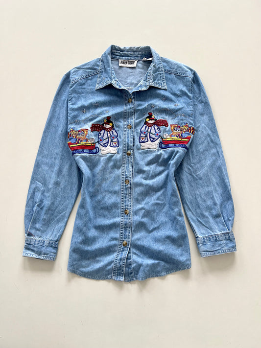 Lauren Brooke Denim Shirt-Bust 36
