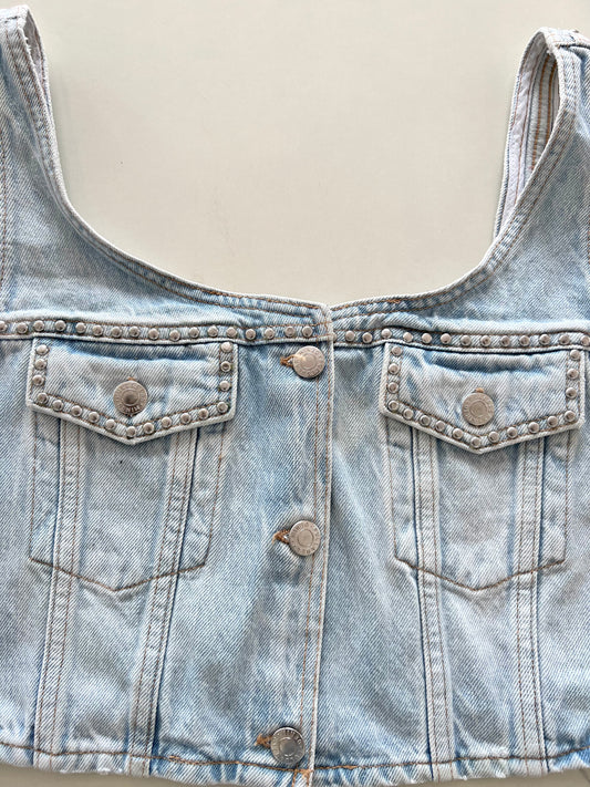 Pull&Bear Denim Top-Bust 36