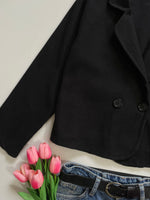 Load image into Gallery viewer, Black Warm Coat - Bust 40
