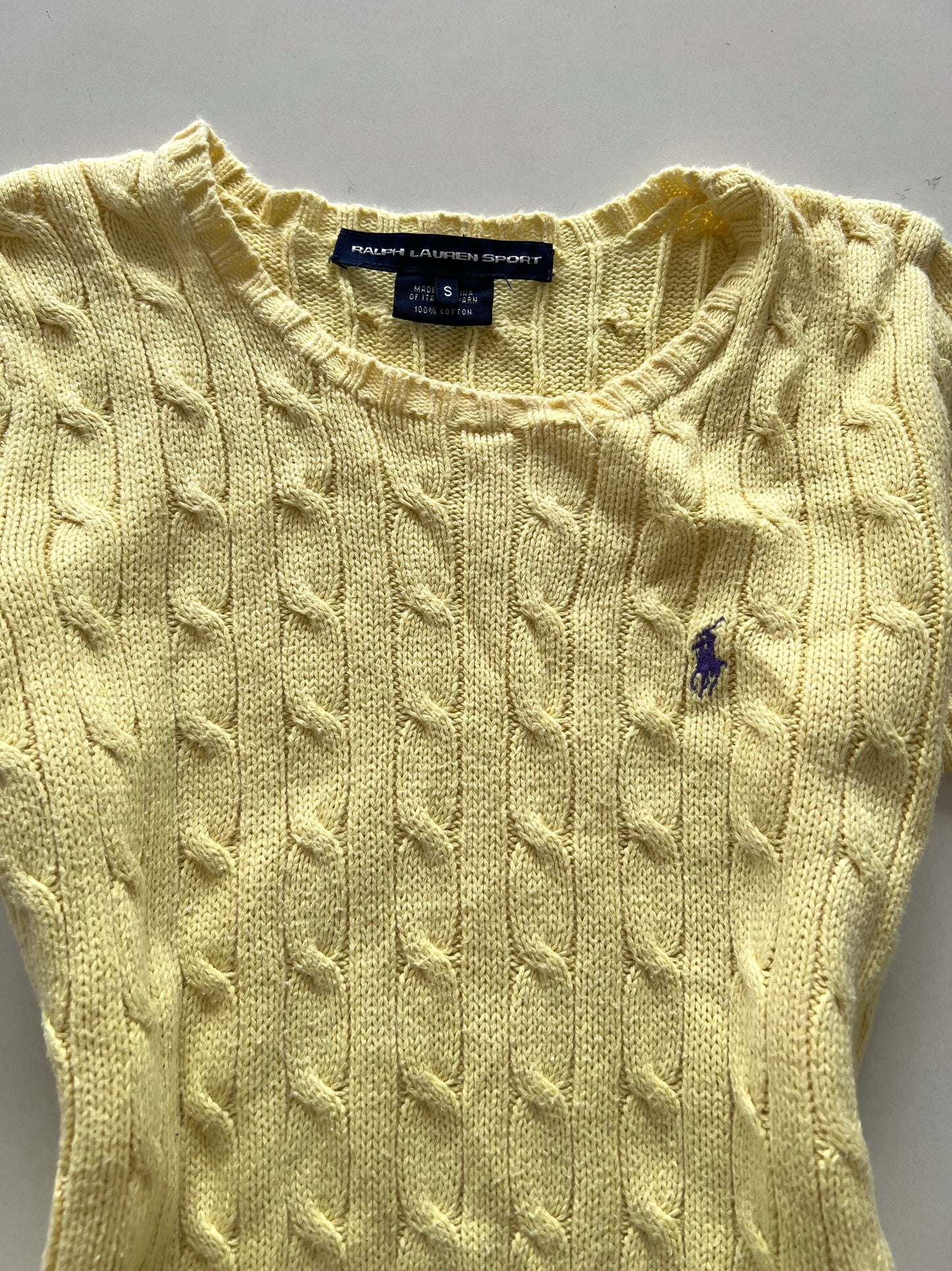 Ralph Lauren 100% Cotton Vintage Sweater-Bust 32