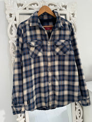 Thick Warm Sherpa Shacket-Chest 42