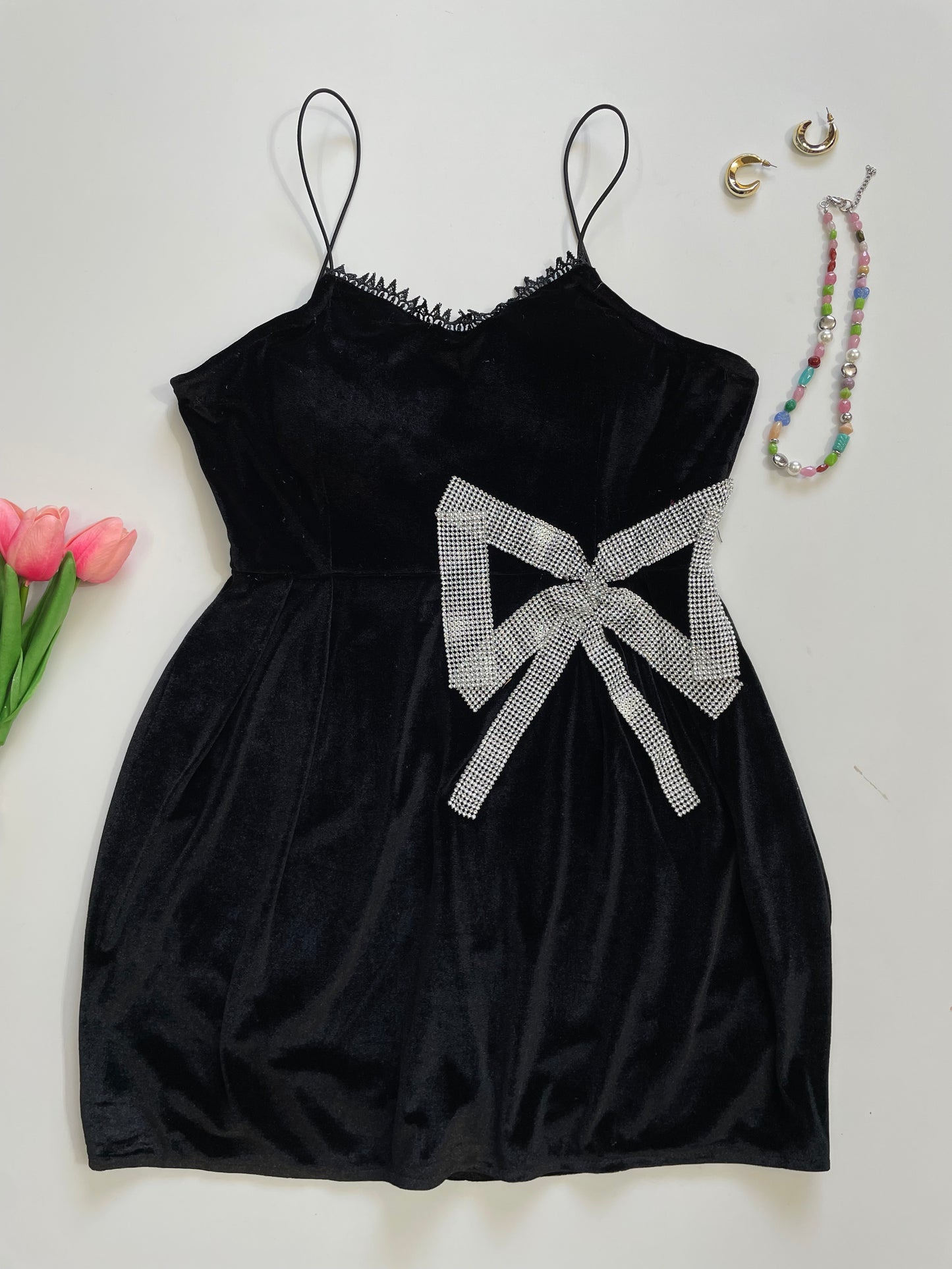 Princess Rhinestone Dress-Bust 32 to 34
