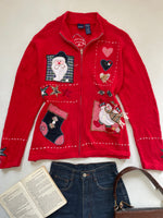 Load image into Gallery viewer, Embroidered Christmas Sweater-Bust 46
