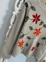 Load image into Gallery viewer, Embroidered Sweater-Bust 38