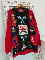 Load image into Gallery viewer, Embroidered Christmas Sweater-Bust 44
