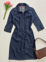 Load image into Gallery viewer, Jennyfer Denim Dress-Bust 36
