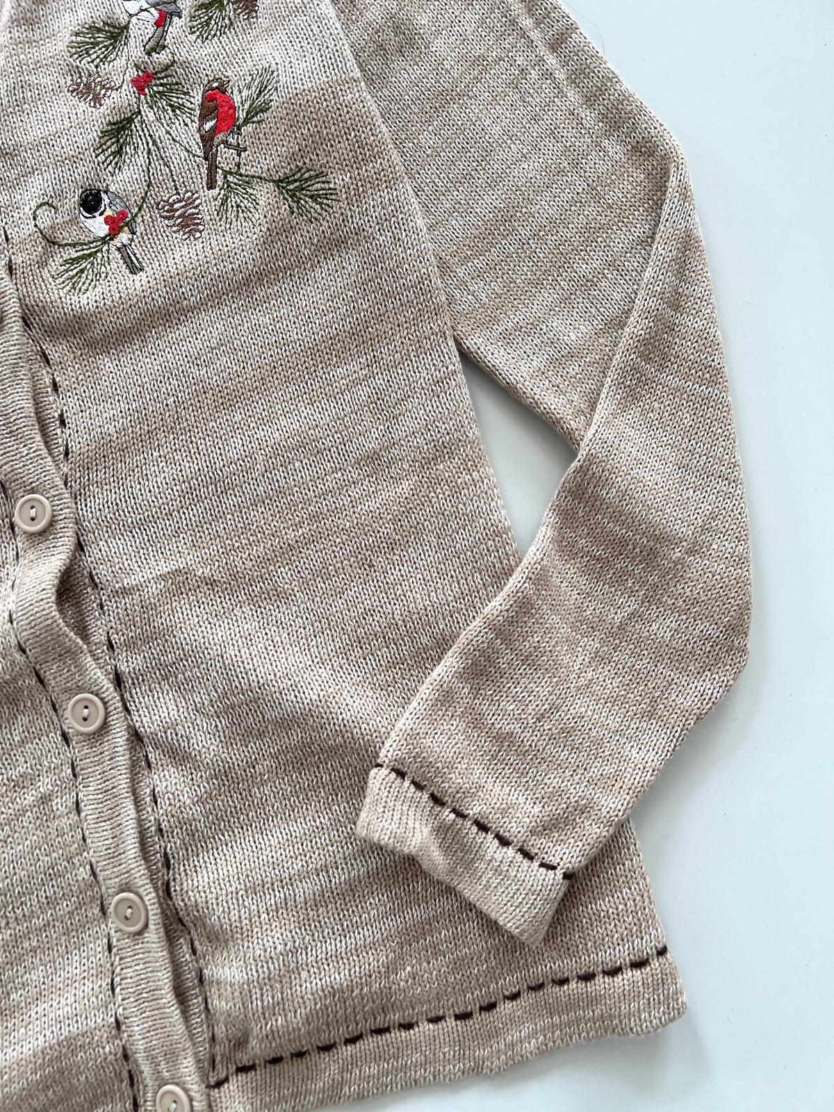 Blair Embroidered Sweater-Bust 40
