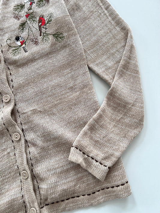 Blair Embroidered Sweater-Bust 40