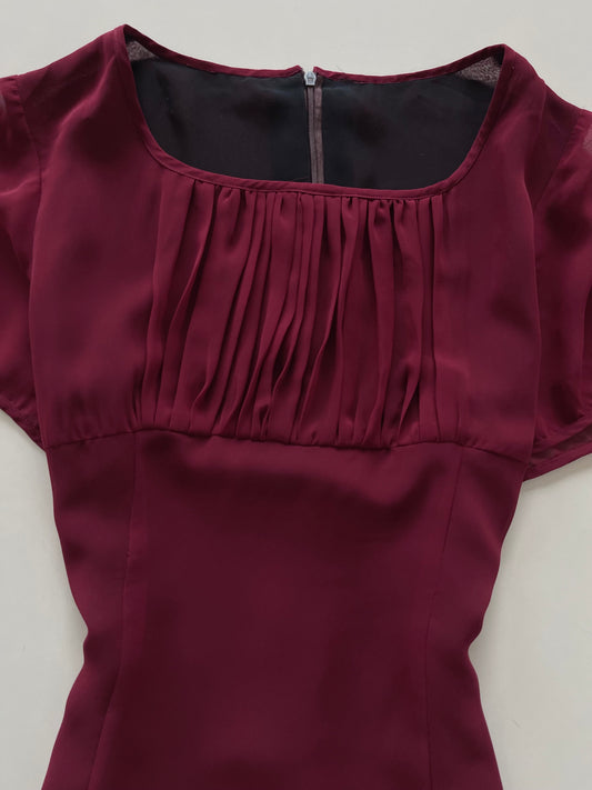 Maroon Dress-Bust 36