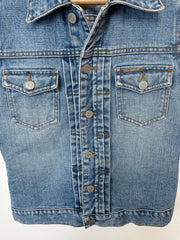 Tbj Jeans Denim Vest-Bust 34