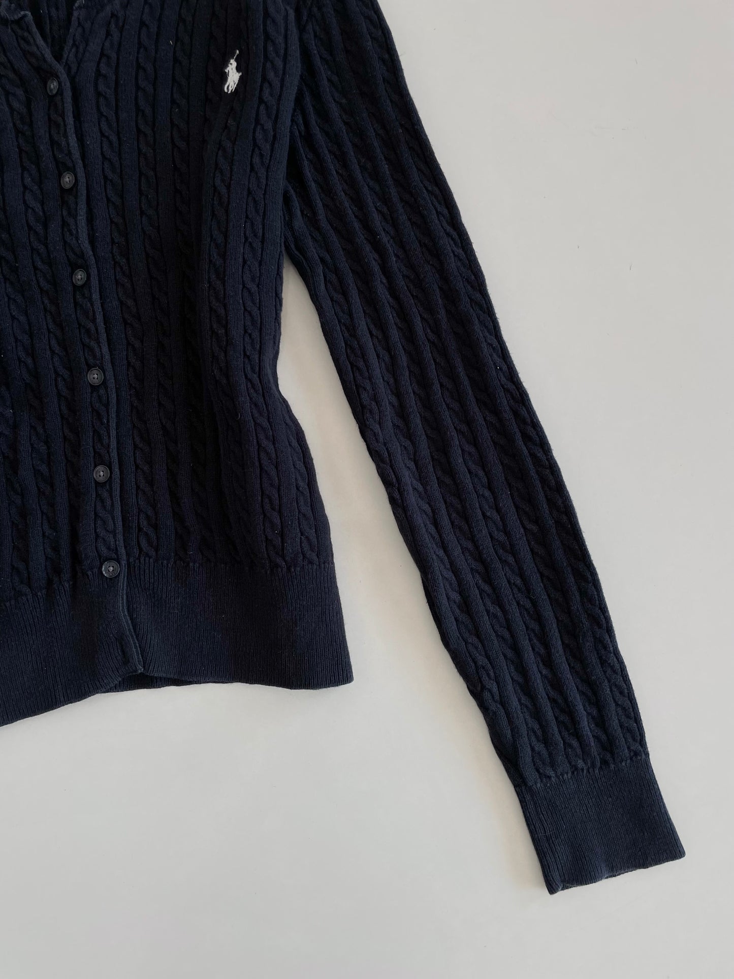 Ralph Lauren 100% Cotton Vintage Cardigan-Bust 34 to 36