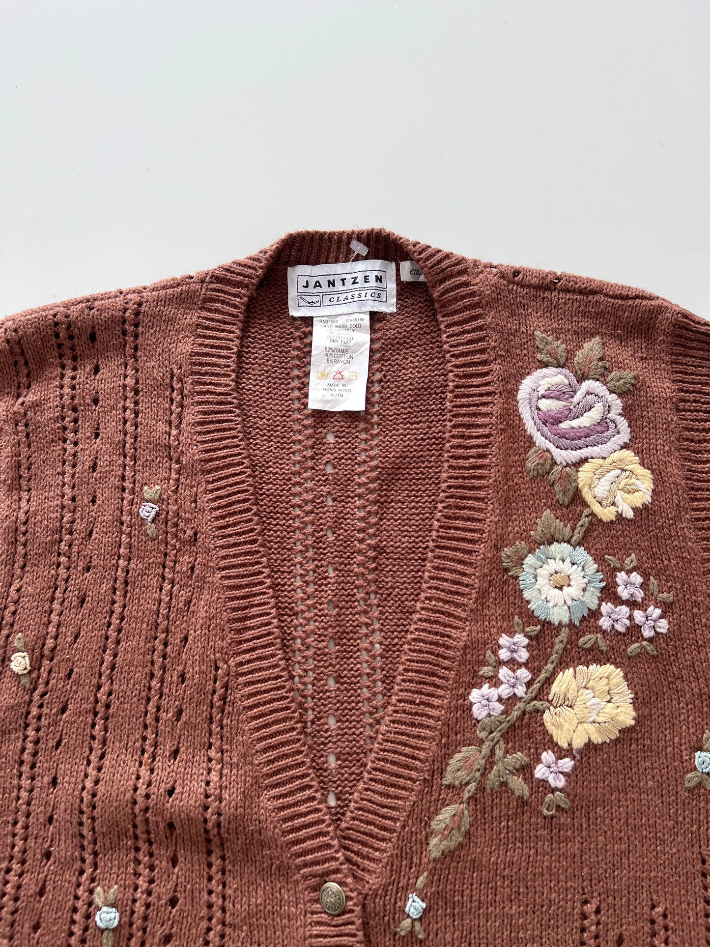 Jentzen Classics Embroidered Sweater-Bust 44