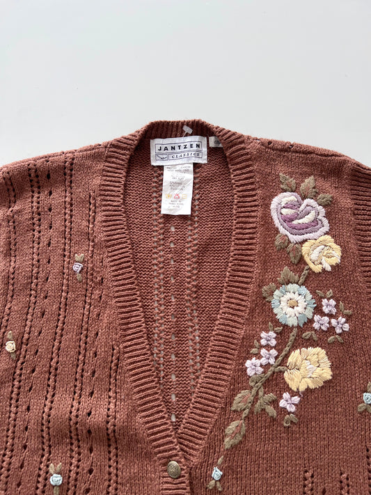 Jentzen Classics Embroidered Sweater-Bust 44