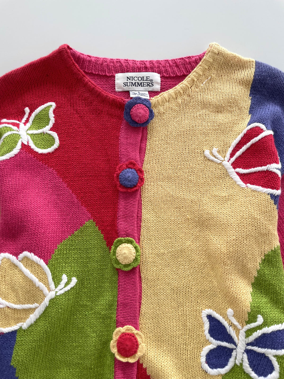 Nicole Summers Vintage Embroidered Cardigan-Bust 42
