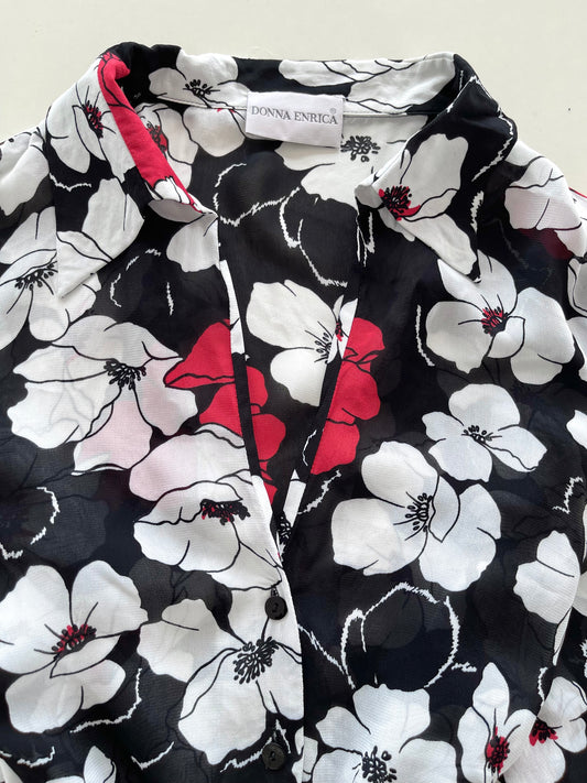 Donna Enrica Sheer Shirt-Bust 54