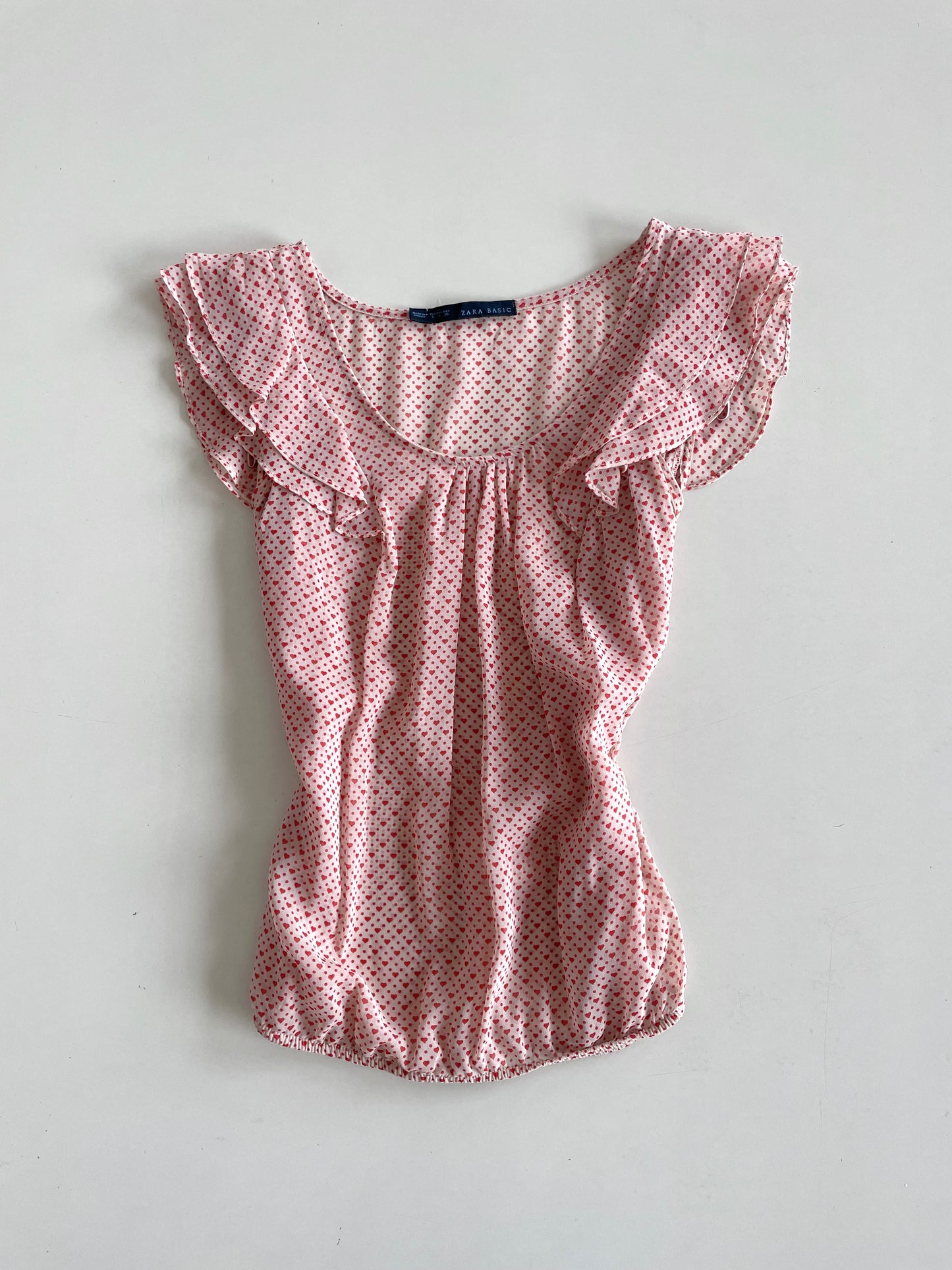 Zara Sheer Top-Bust 34